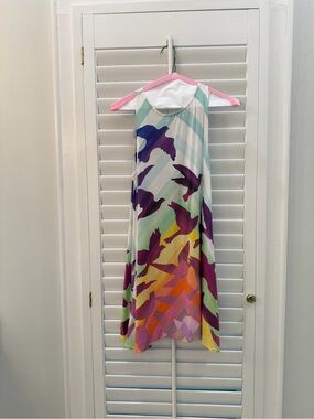 Mara Hoffman XS Colorful Abstract Print Swing Dress Tunic Sleeveless